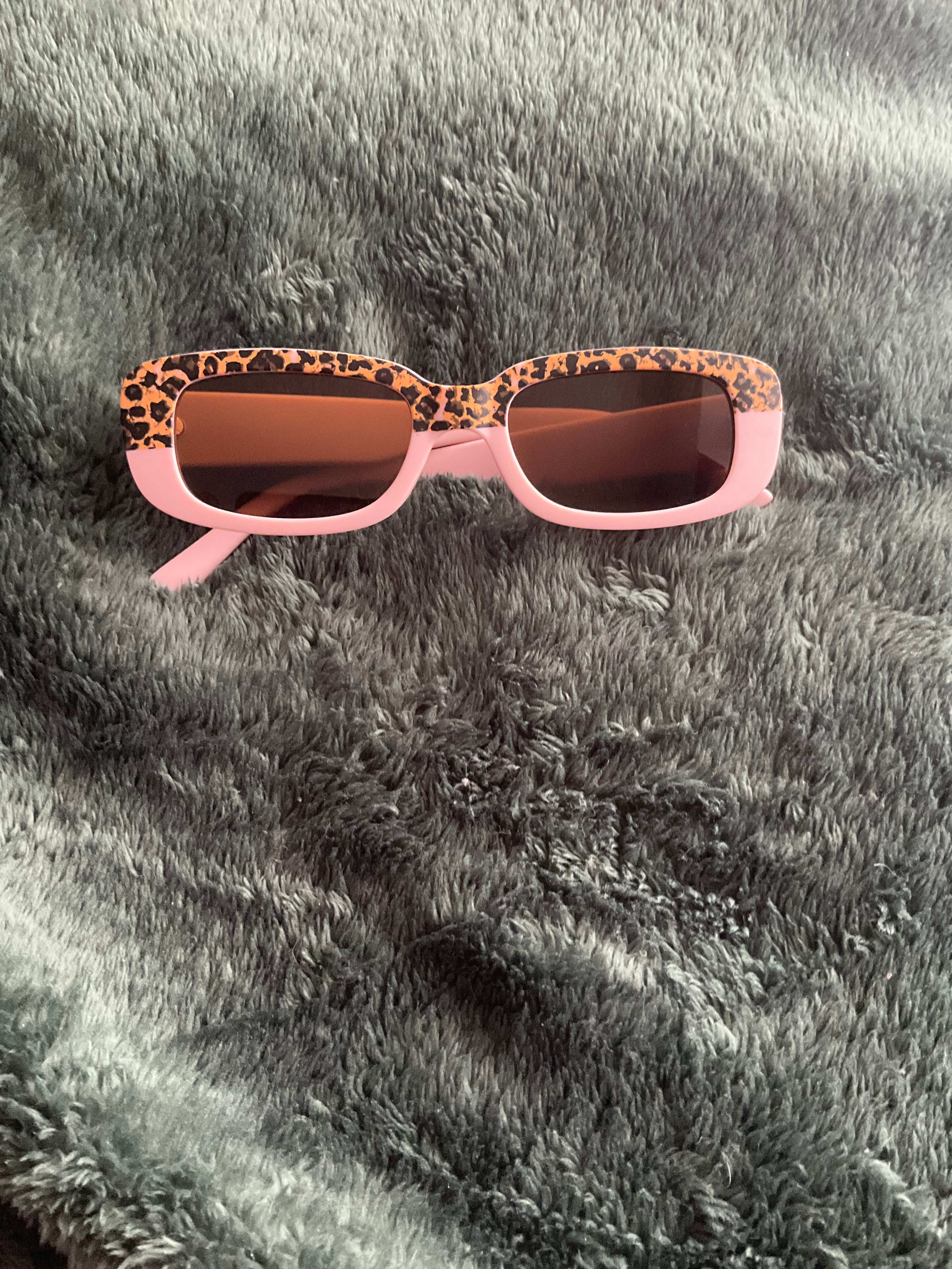 Pink & Cheetah Sunglasses