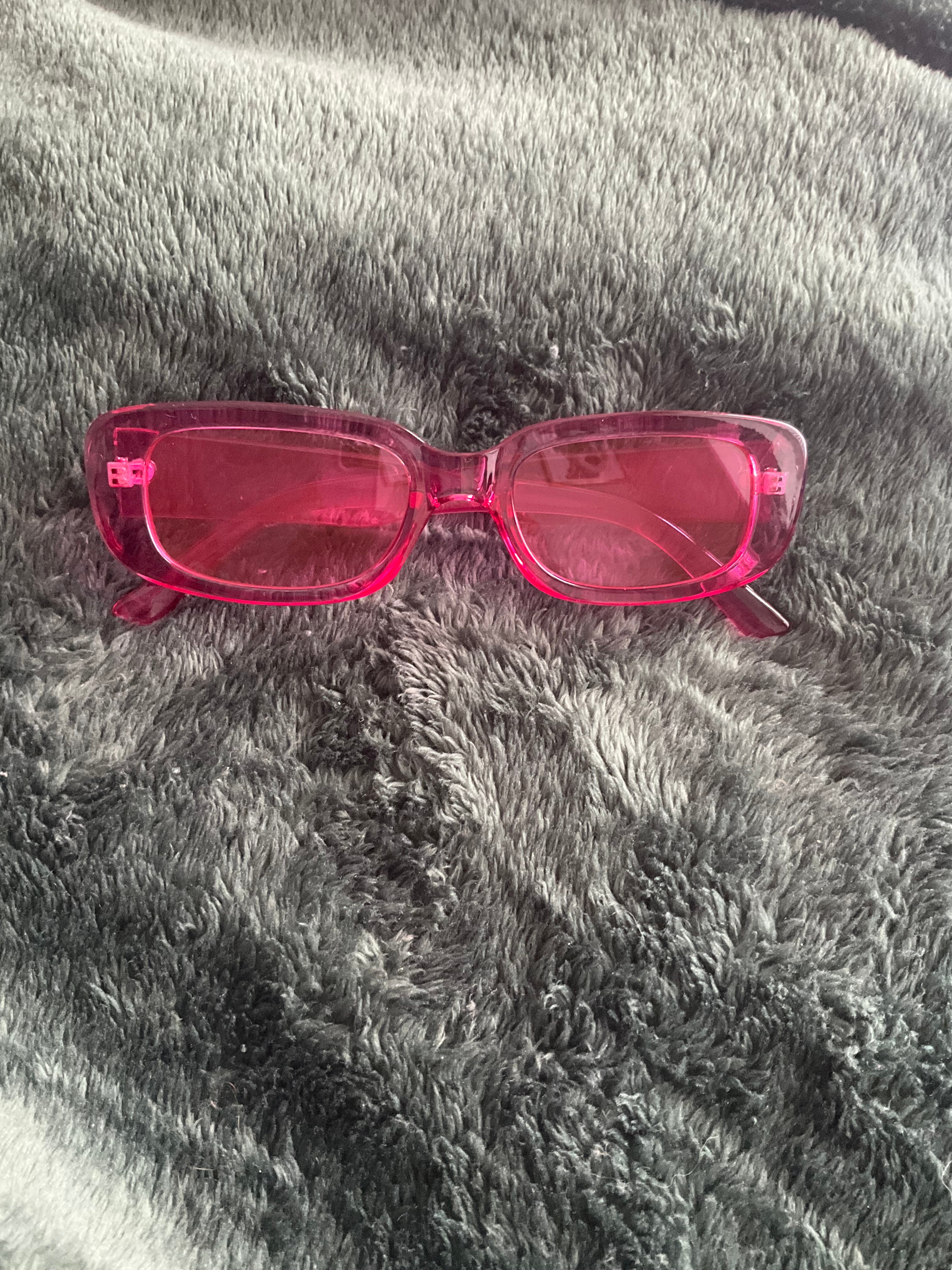 Hot Pink Sunglasses