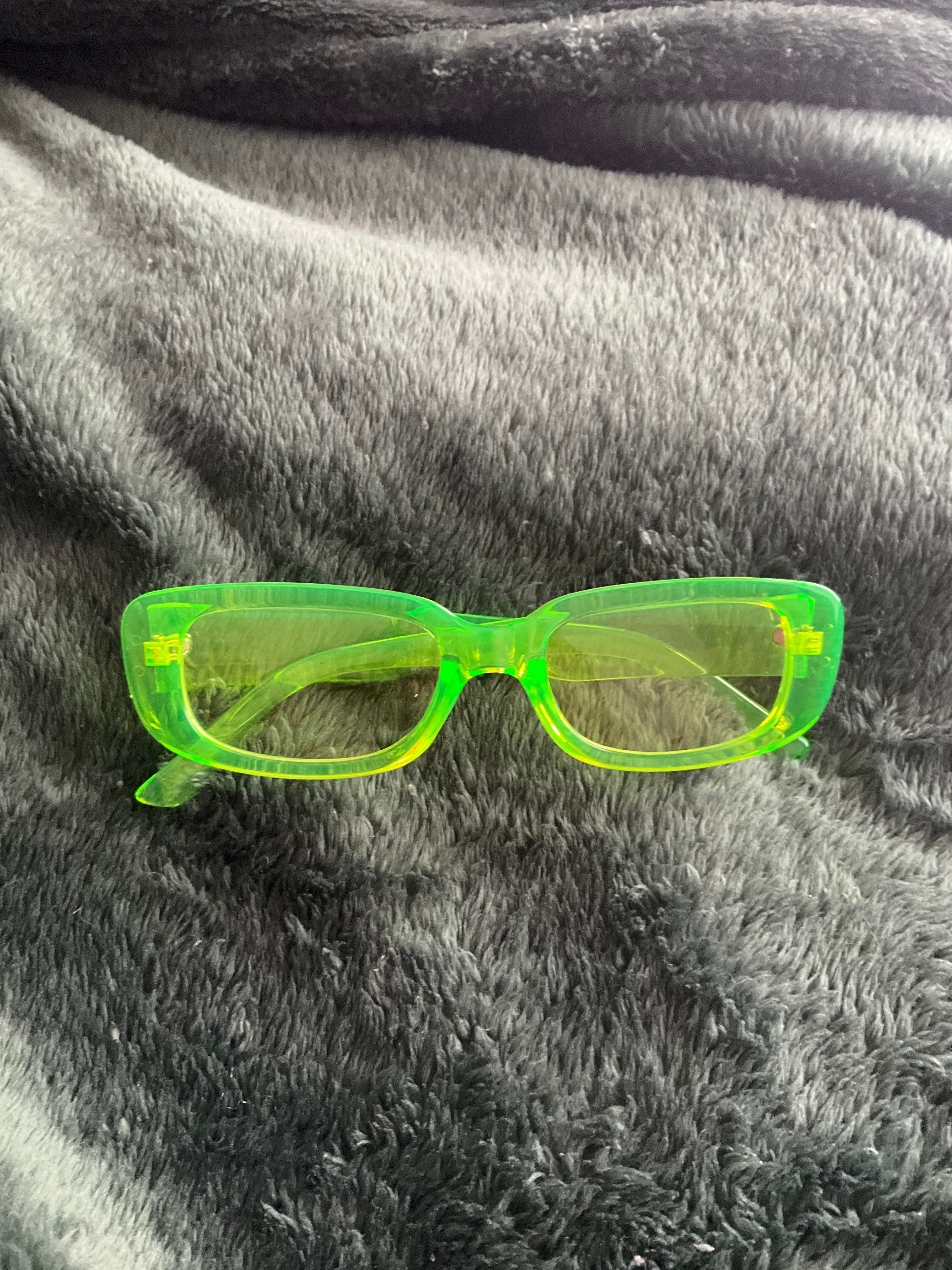 Lime Green Sunglasses