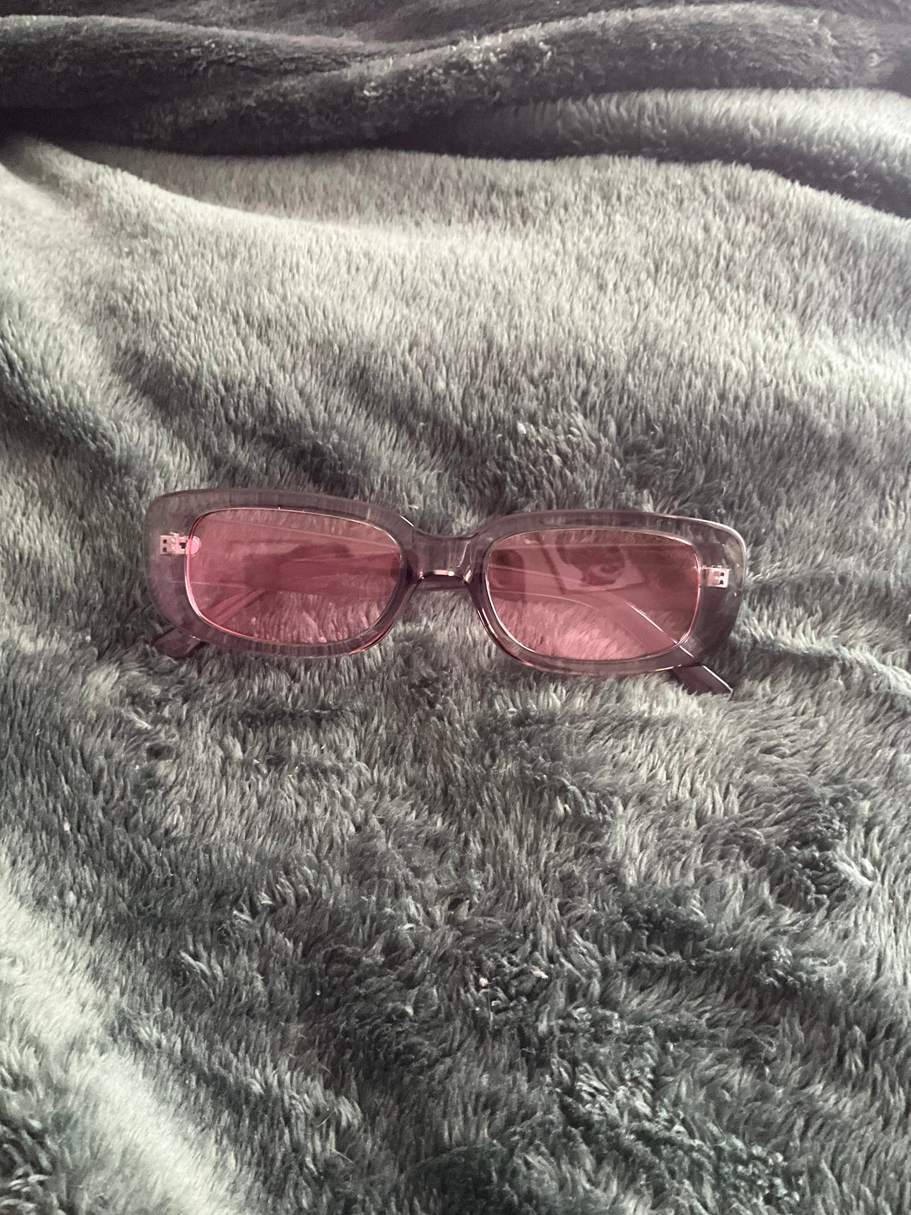 Green Framed with Pink lens Sunglasses