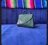 Hunter Green Mini Alligator Purse