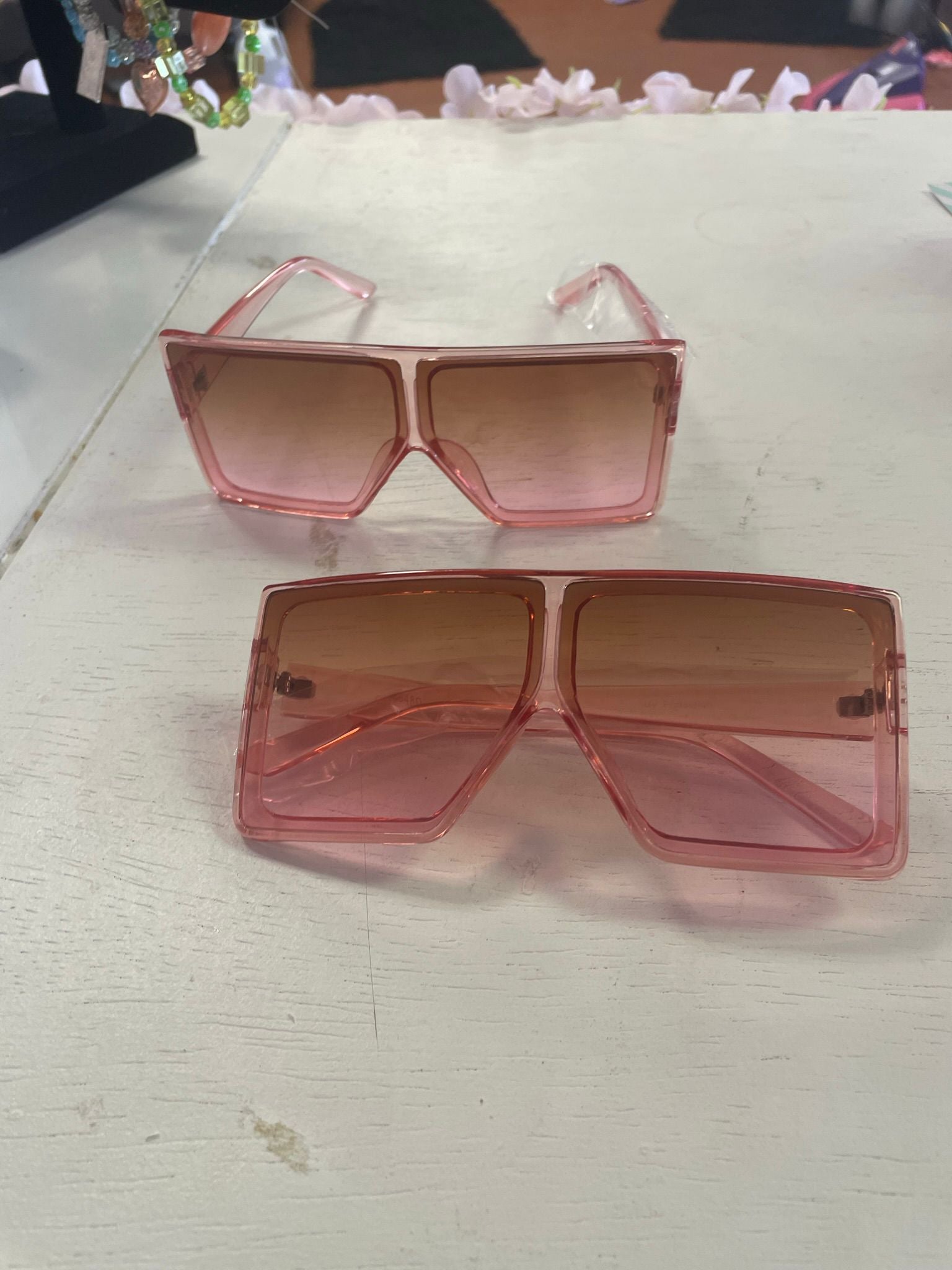 Pink sunglasses